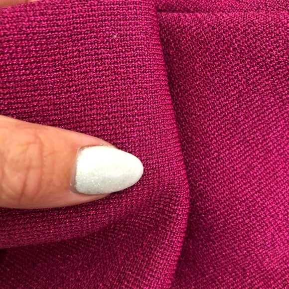 NEW Zara Pink Raspberry Ruffle Puff Sleeve Top - Picture 7 of 10